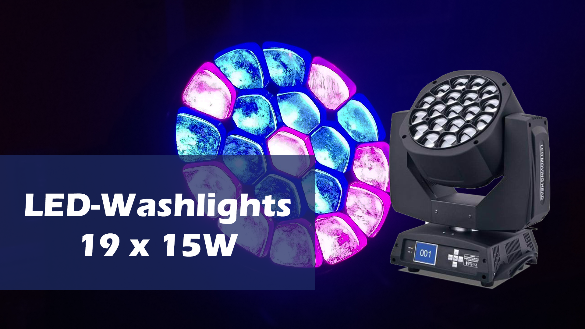Neue LED-Washlights – 19 x 15W